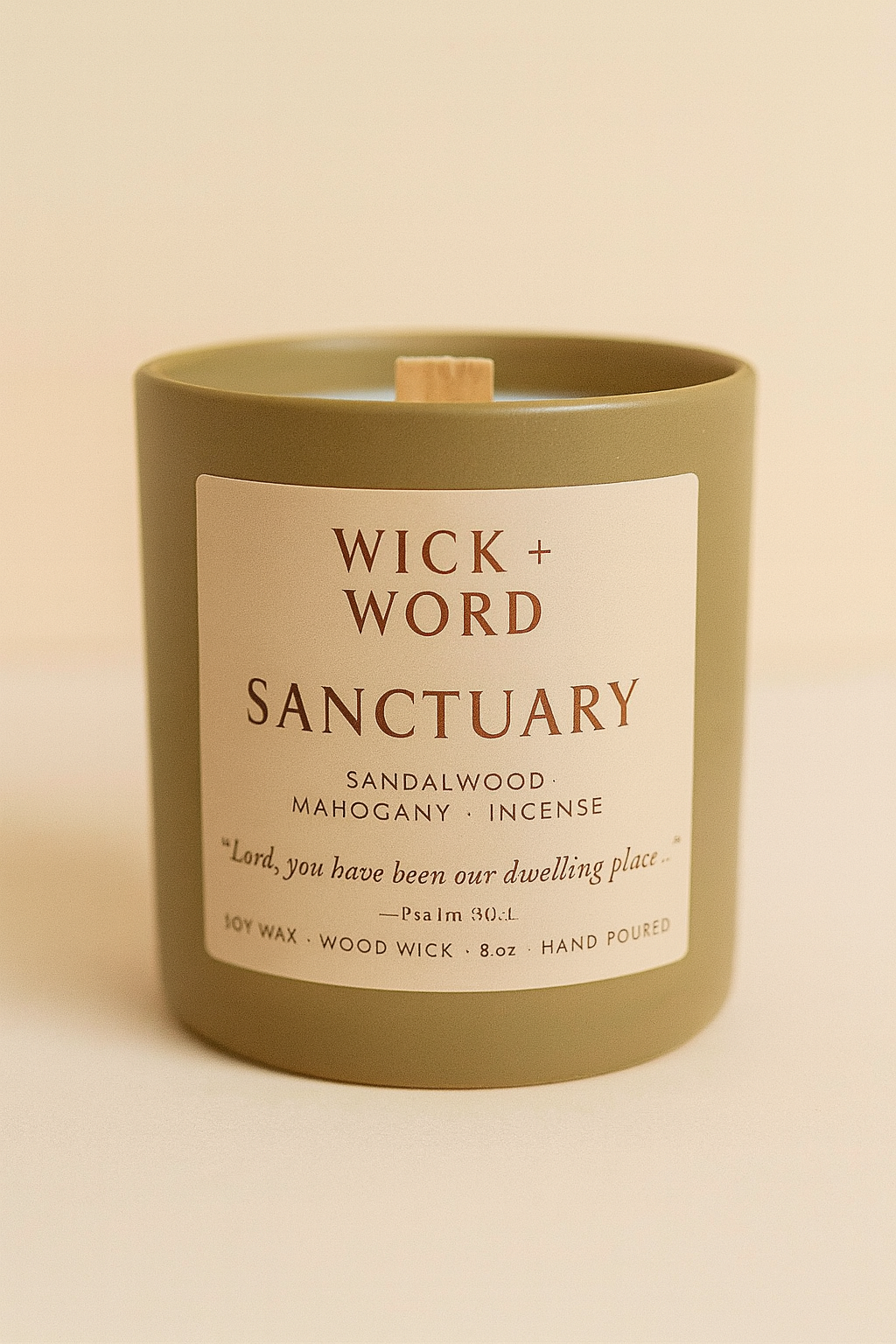 Wick + Word Candle (Coming Soon...)