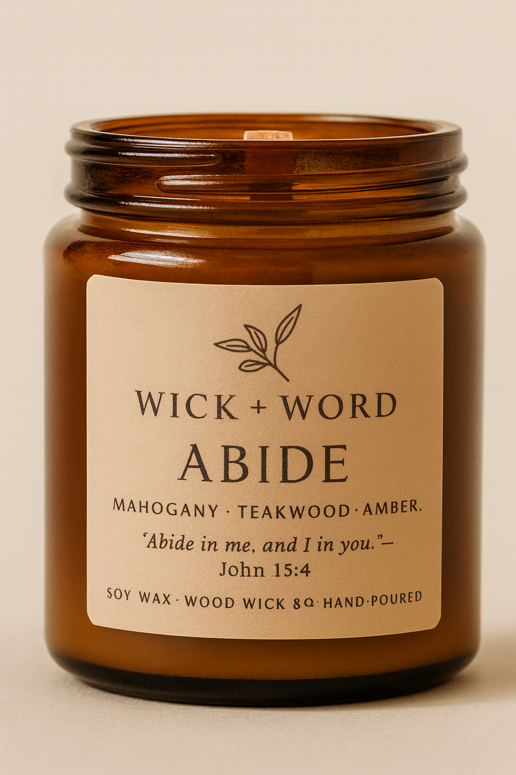 Wick + Word Candle (Coming Soon...)