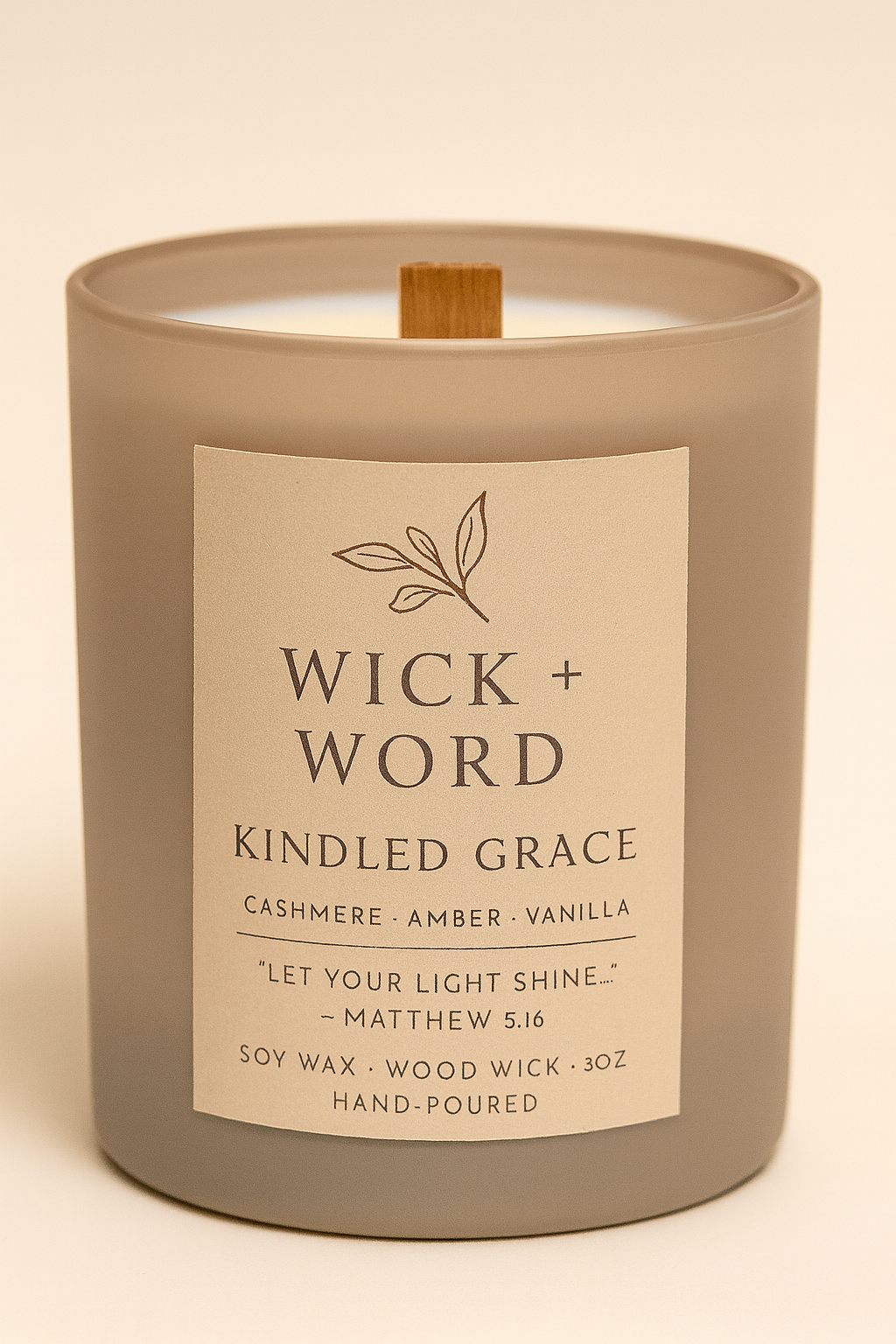 Wick + Word Candle (Coming Soon...)
