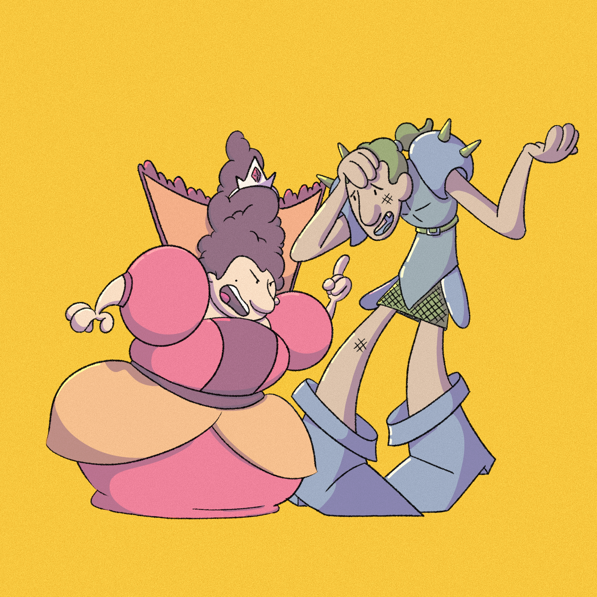 Queen and Knight | Contrast Study
