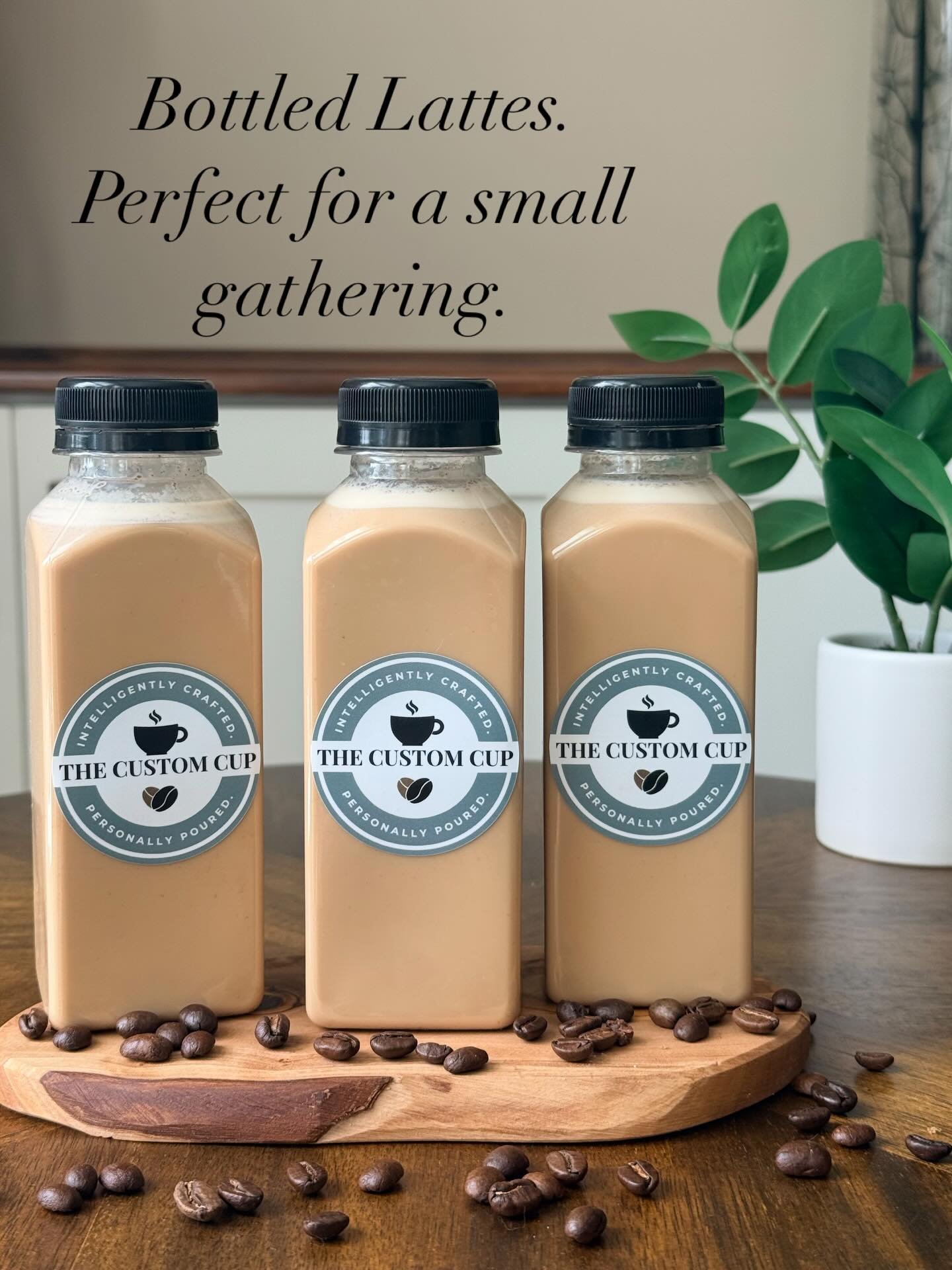 Small gathering? Big coffee energy.

Our bottled lattes are the perfect grab-and-go addition to meetings, bridal suites, open houses, team celebrations, and intimate events. Freshly crafted, beautifully presented, and ready to enjoy ~ no barista line