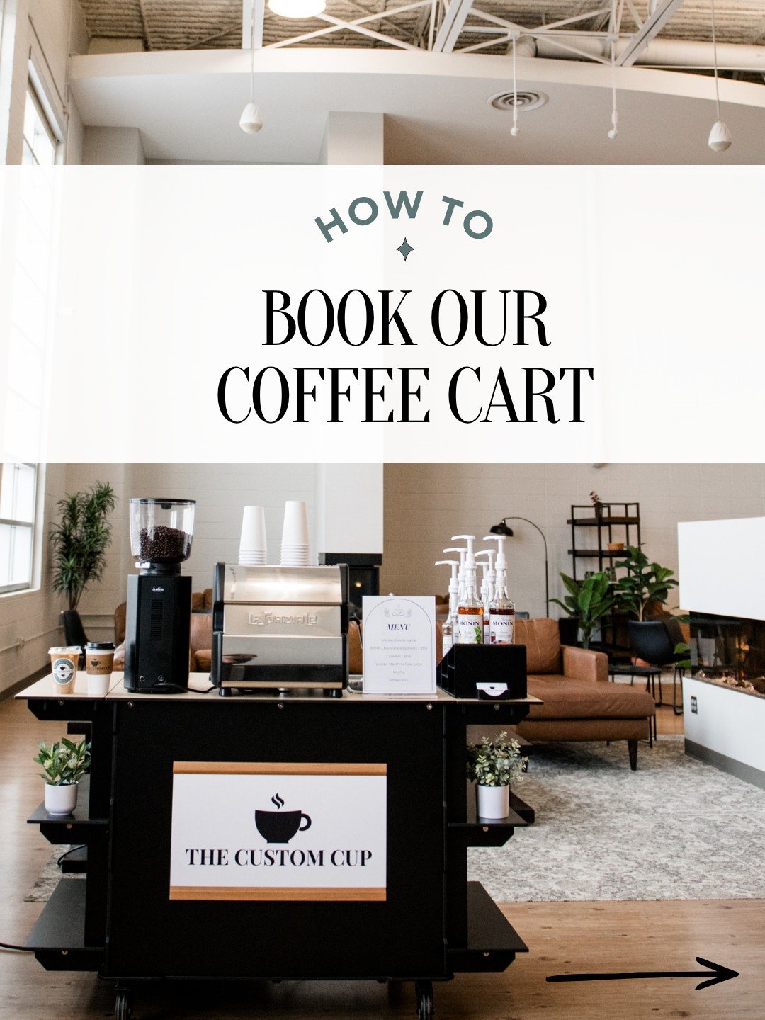 Booking your coffee cart shouldn't be complicated. 

We've made the process simple, efficient, and stress-free so you can focus on planning an incredible event.

Here's how it works:
~ Choose Your Event
~ Submit a request for a custom quote
~ We'll c