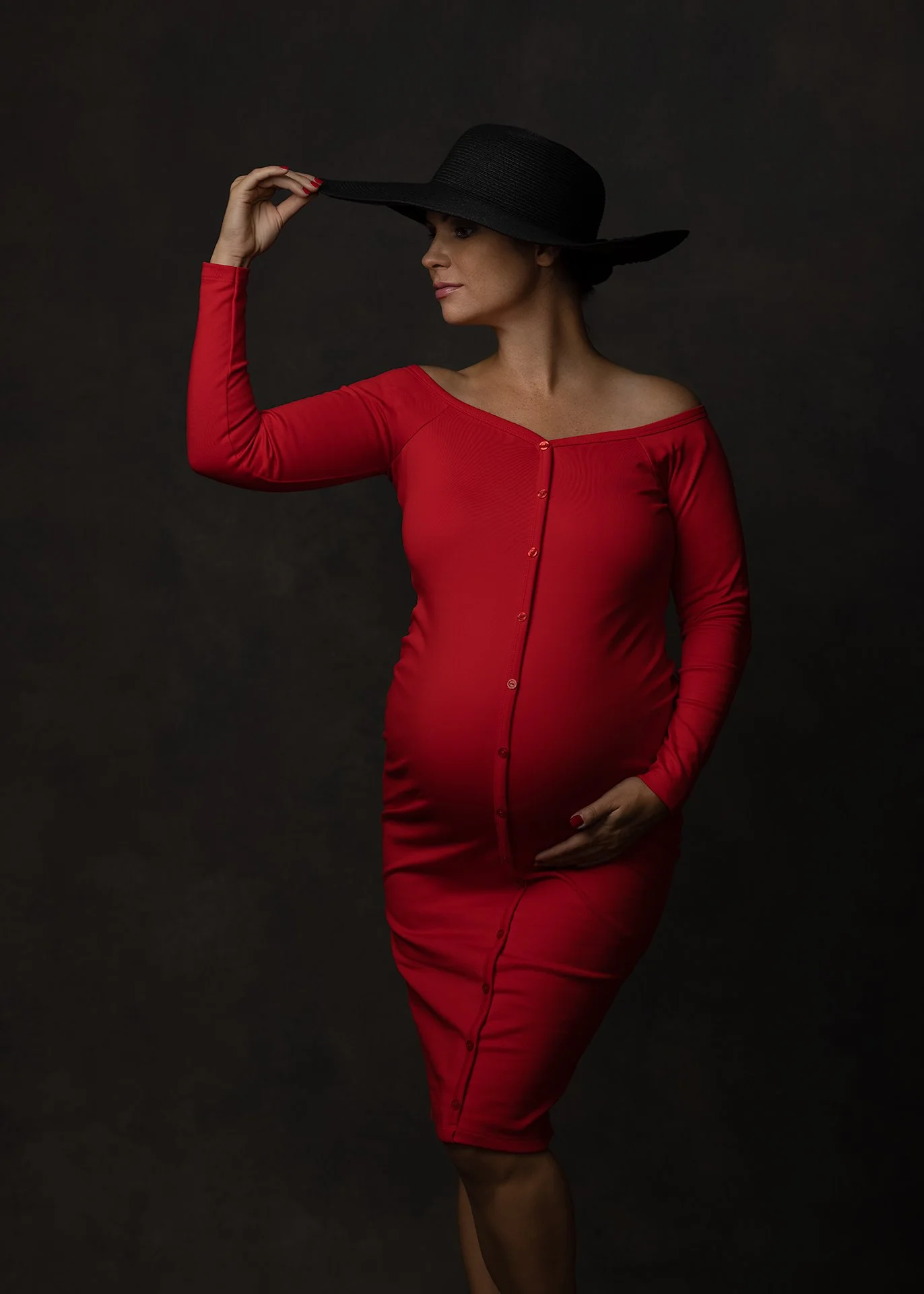elegant maternity photography Frisco TX.jpg