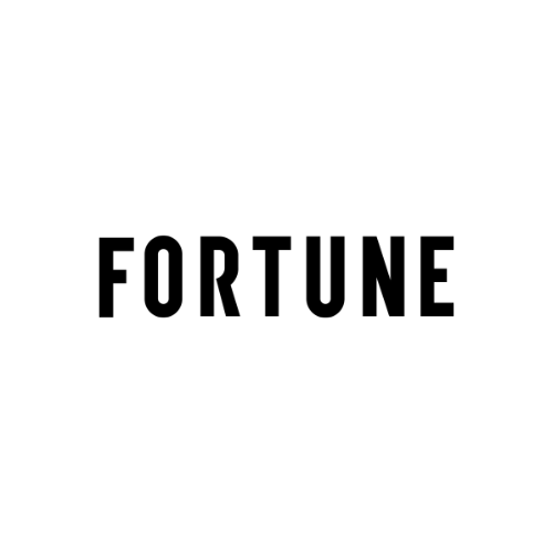 The word "FORTUNE" written in bold black letters on a white background.