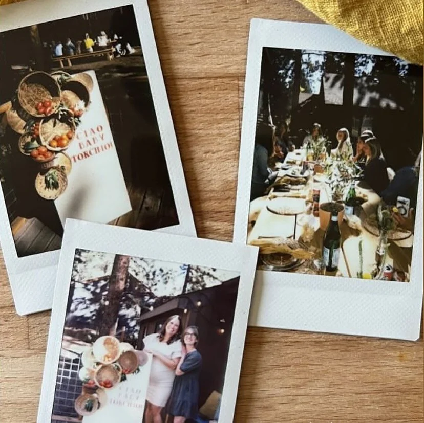 Exactly one year ago, my friends threw me the sweetest little Italy themed baby shower. Ciao baby! 🍅 
&bull;
Thankful for friends who love parties and details and any excuse to celebrate!
@sevysueee @madelinesconrad (&amp; who love really good puns,