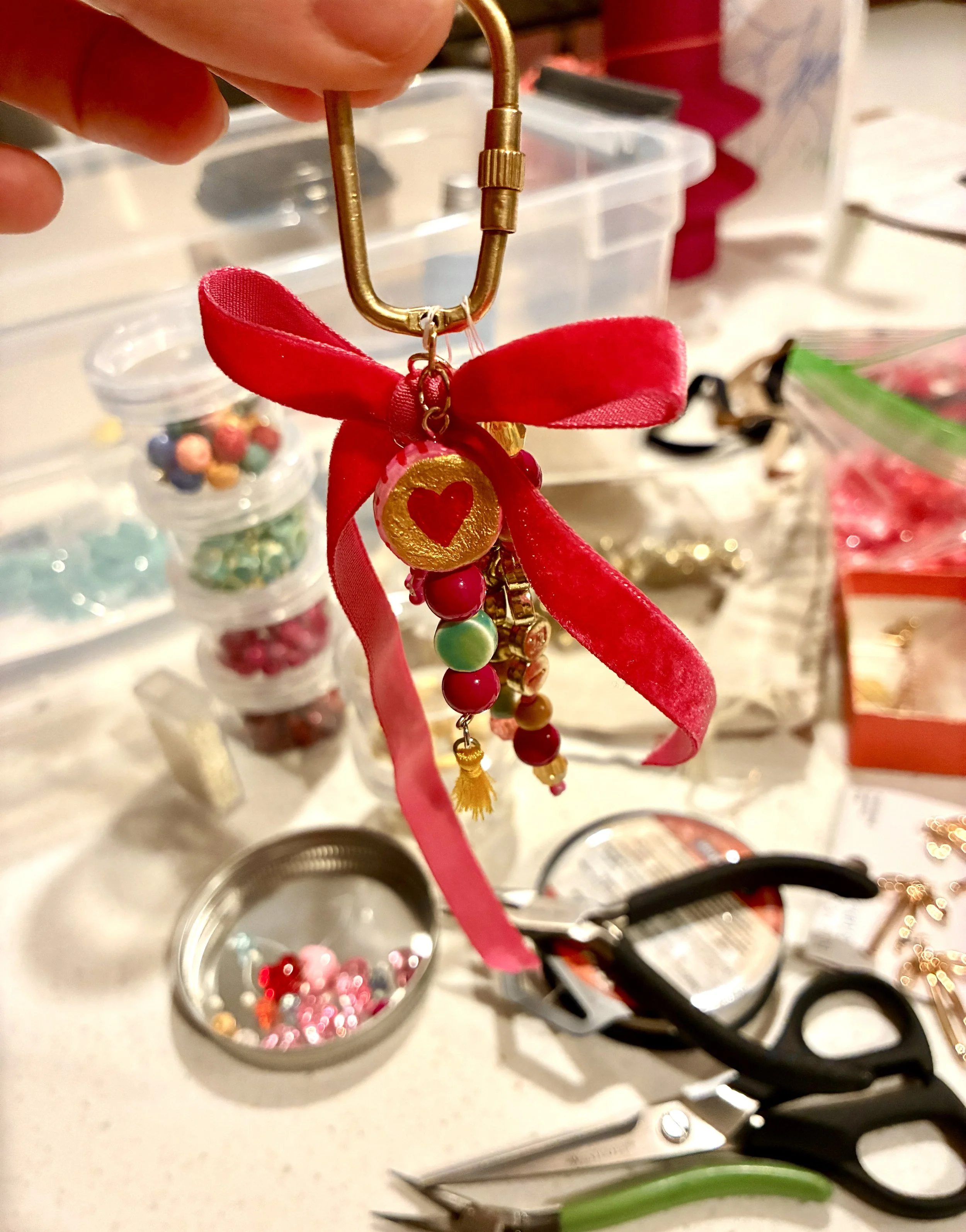 custom DIY bag charm