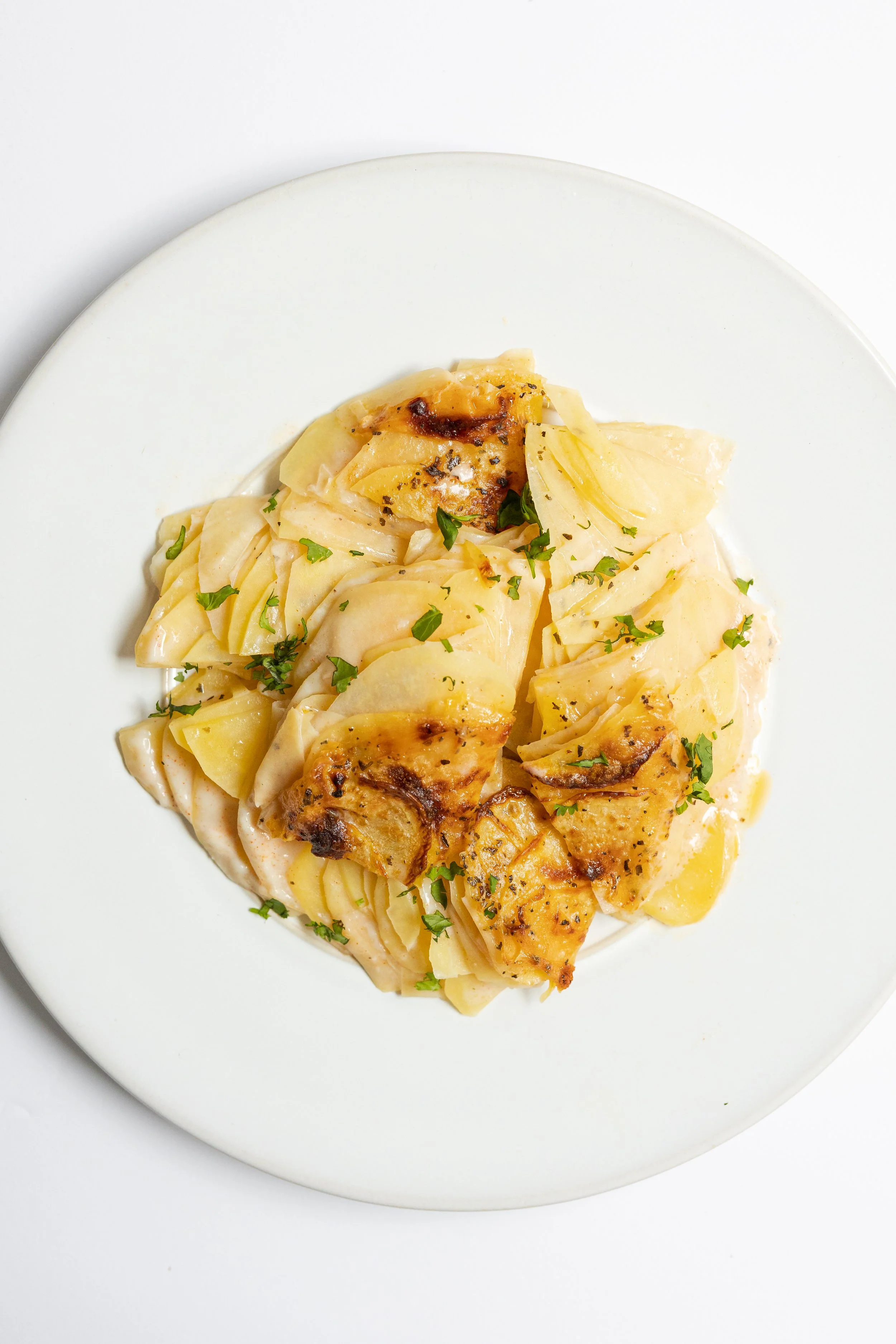 Papas gratinadas en airfryer