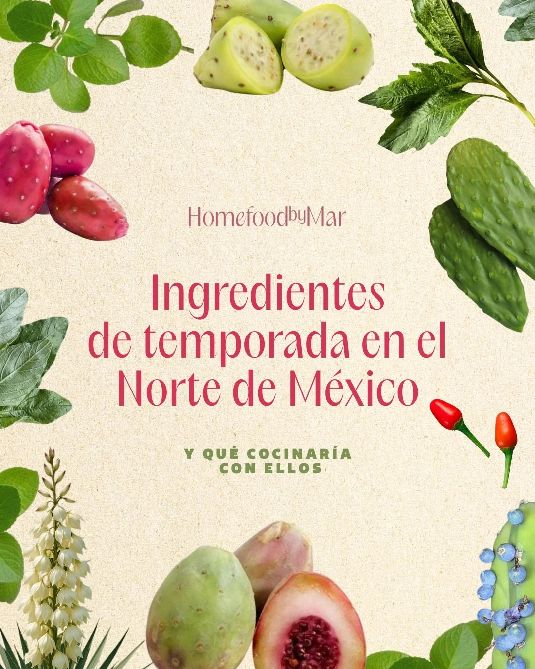 Estos son solo algunos de los ingredientes que crecen en la tierra del noreste. Me propuse procurar usarlos en mi cocina tanto como pueda ya que no siempre es f&aacute;cil conseguirlos, pero cuando aparecen, vale la pena saber qu&eacute; hacer con el