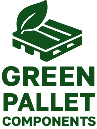 Green Pallet Components logo with a green pallet and leaf and the text 'Green Pallet Components'