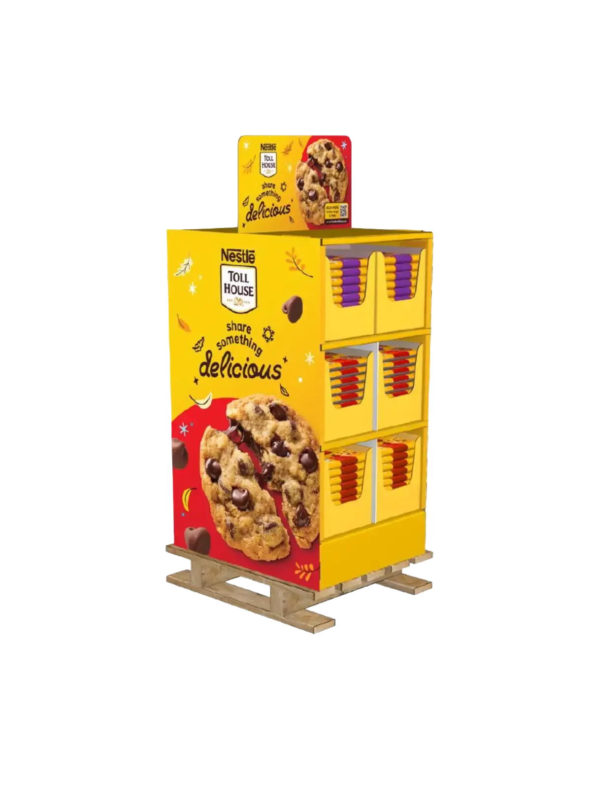 288ct Nestle Tollhouse Assorted Small Bag Quarter Pallet