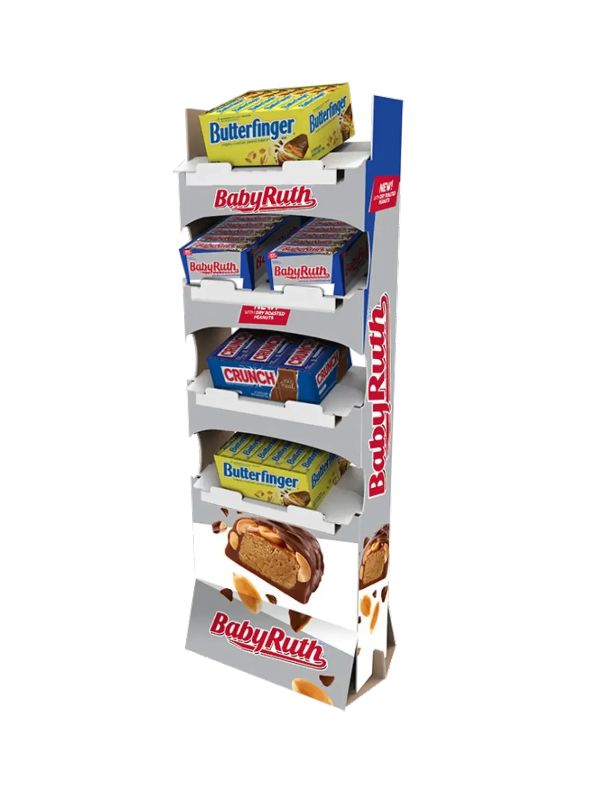 156ct Assorted Choc Singles Floorstand