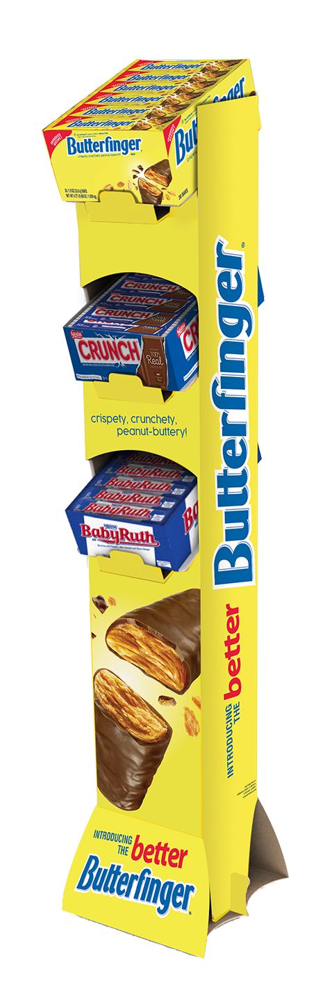 72ct Assorted Choc Singles Floorstand