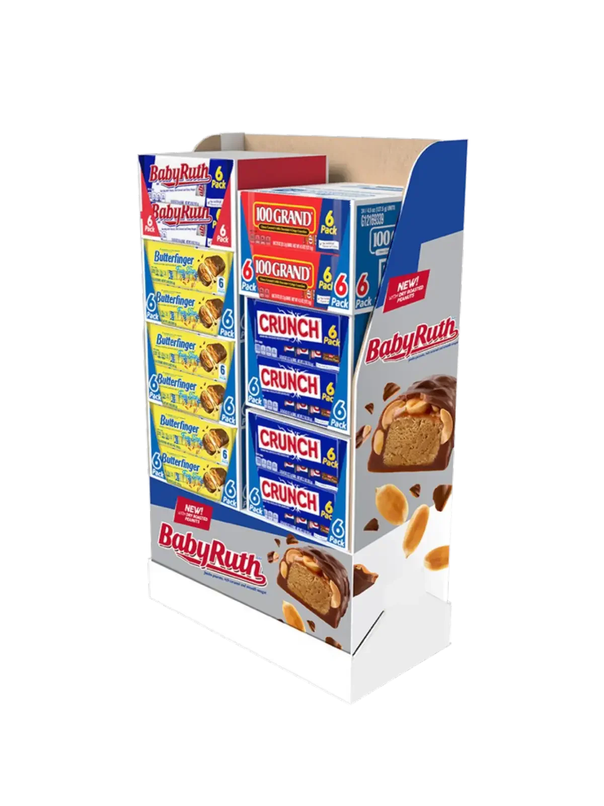 168ct Assoted Choc 6pk Floorstand