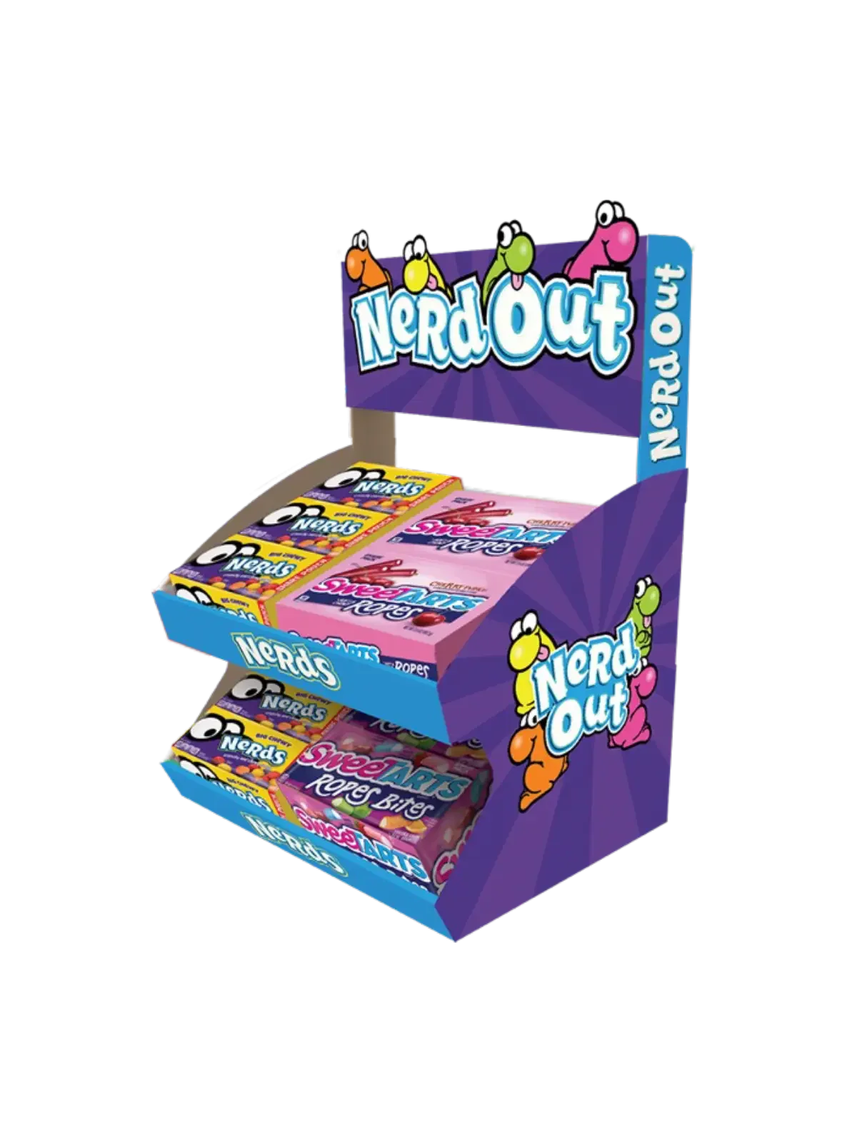 48ct Assorted Sugar Share Pack Ctop
with Chewy Nerds