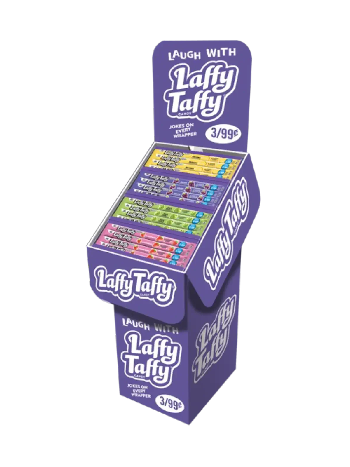 360ct Laffy Taffy Ropes Assorted PrePriced Floorstand
