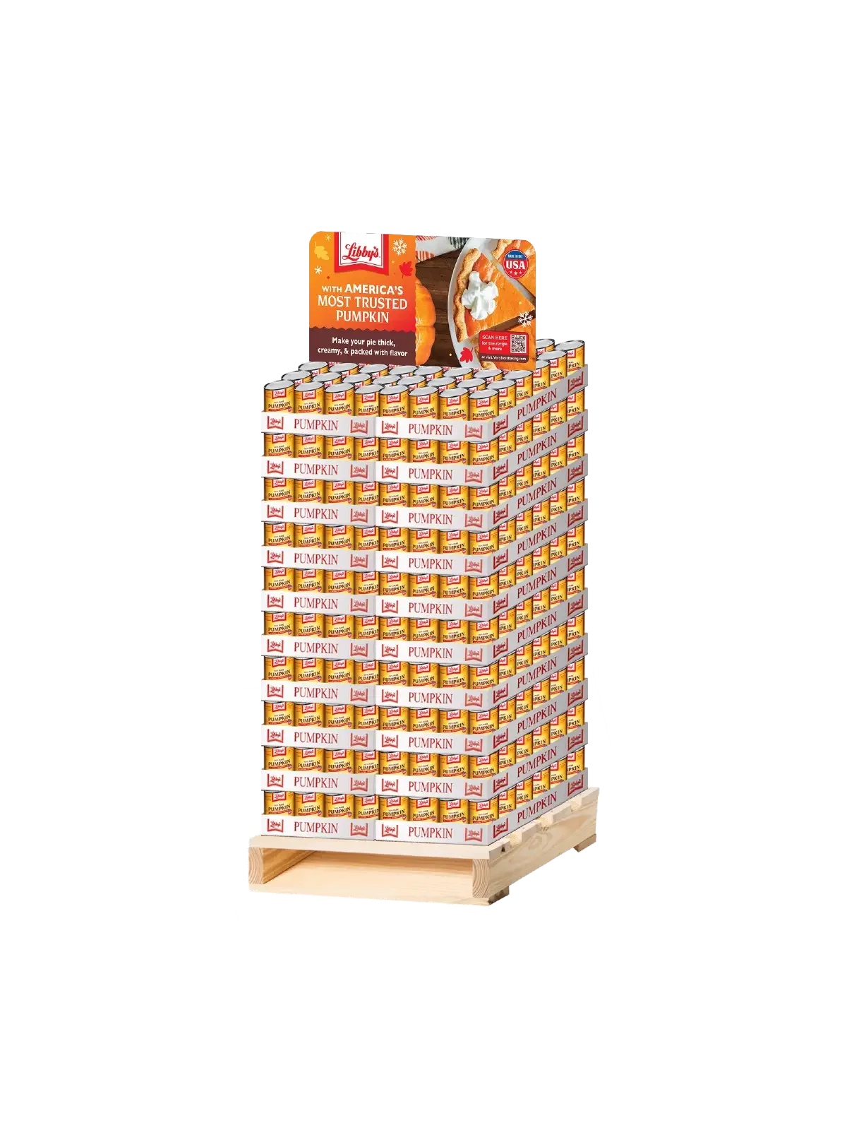 480ct/15oz Libby's Pure Pumpkin Quarter Pallet