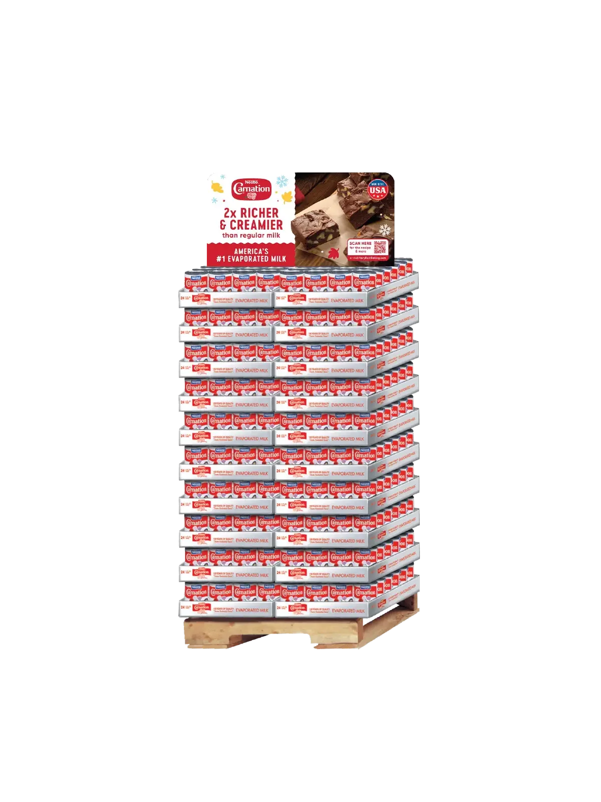 480ct/12oz Carnation Evap Full Pallet