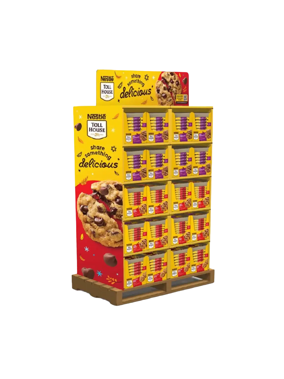 960ct Nestle Tollhouse Assorted Small Bag Quarter Pallet