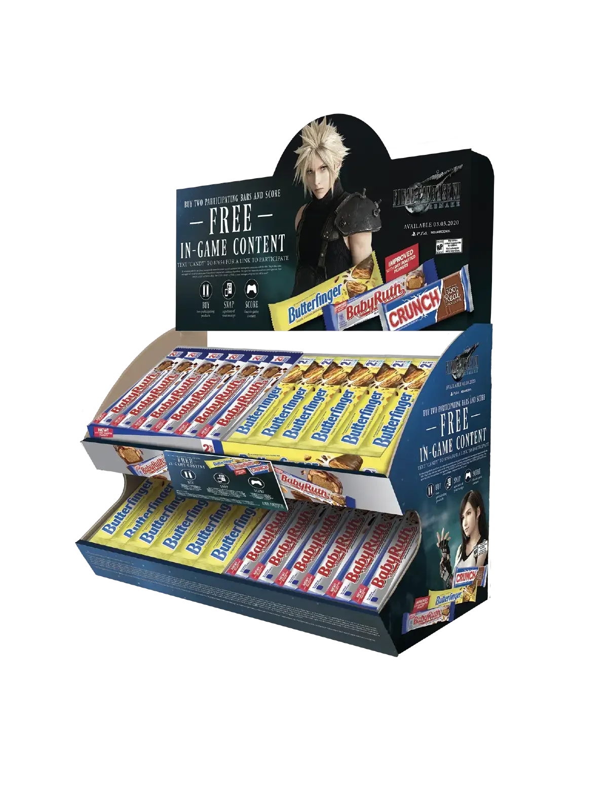 Final Fantasy 72ct Assorted Choc Share Pack Counter Top