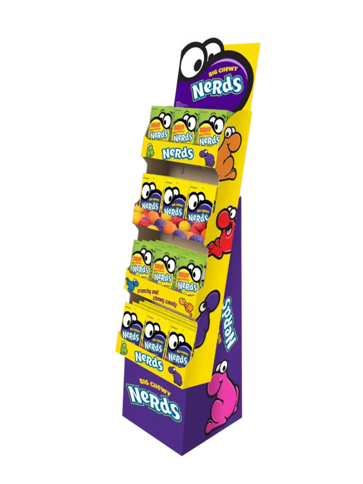 48ct Nerds Assorted Sugar Large SUB Floorstand