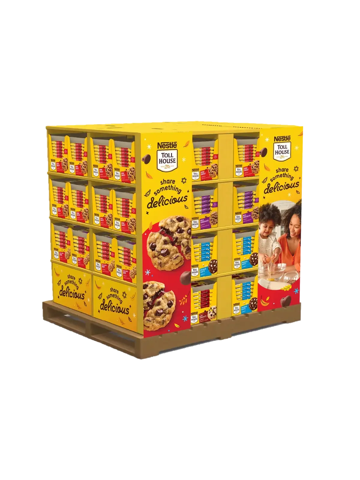 576ct Nestle Tollhouse Assorted Large Bag Full Pallet