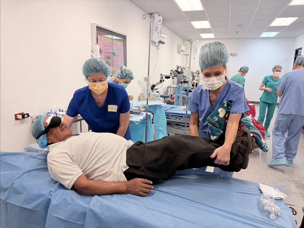 Pre-op, Step 8 - Getting Onto the Operating Room Table
