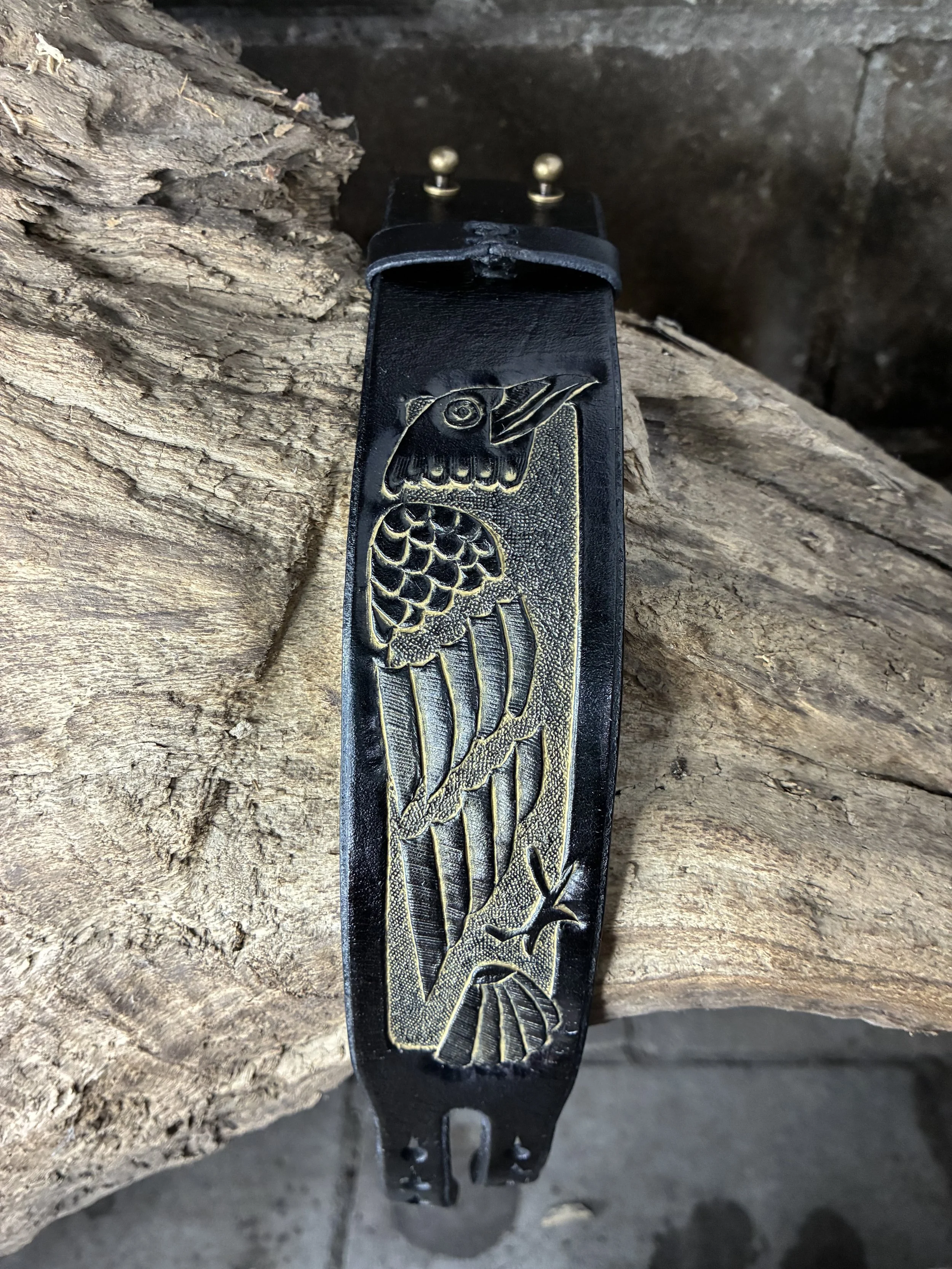 Muninn Leather Wrist Cuff