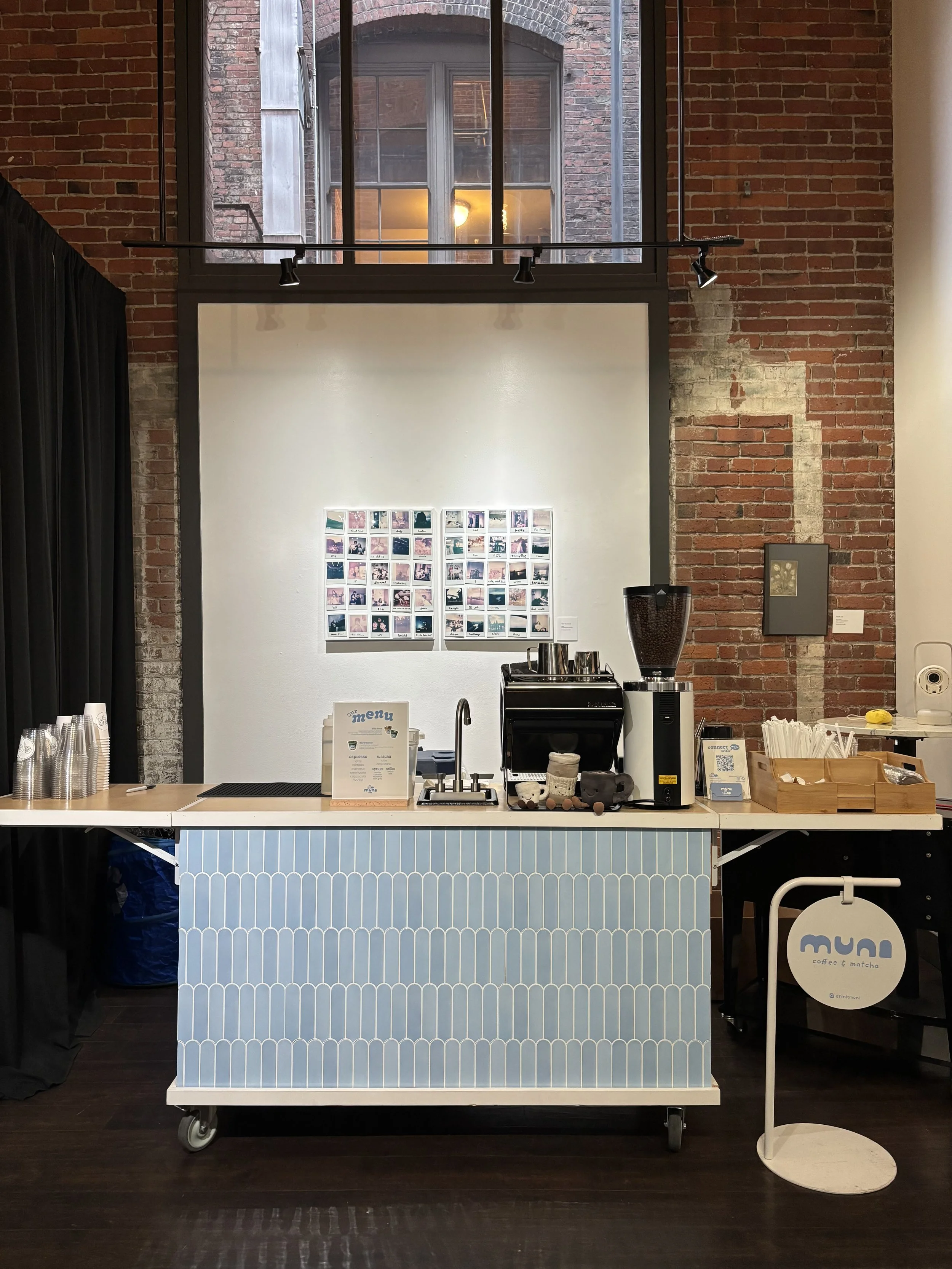 Seattle Wedding Coffee and Matcha Cart