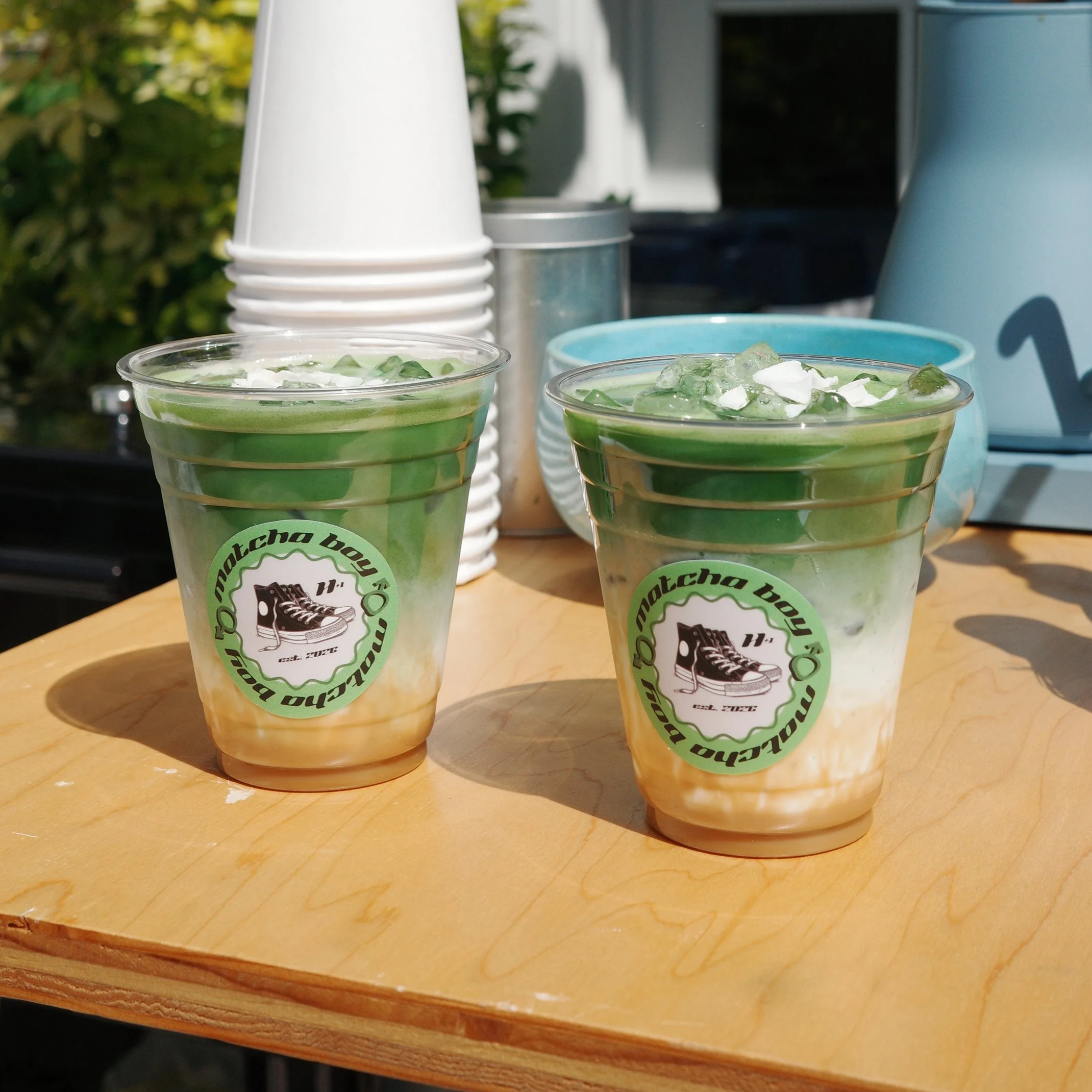 Custom cups for muni cafe event