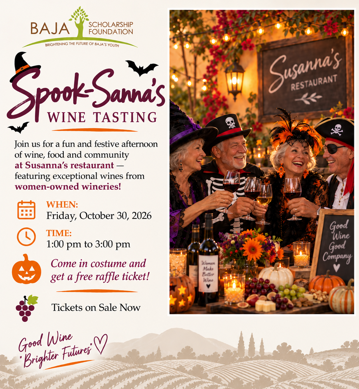 Susanna's Wine Pairing Luncheon