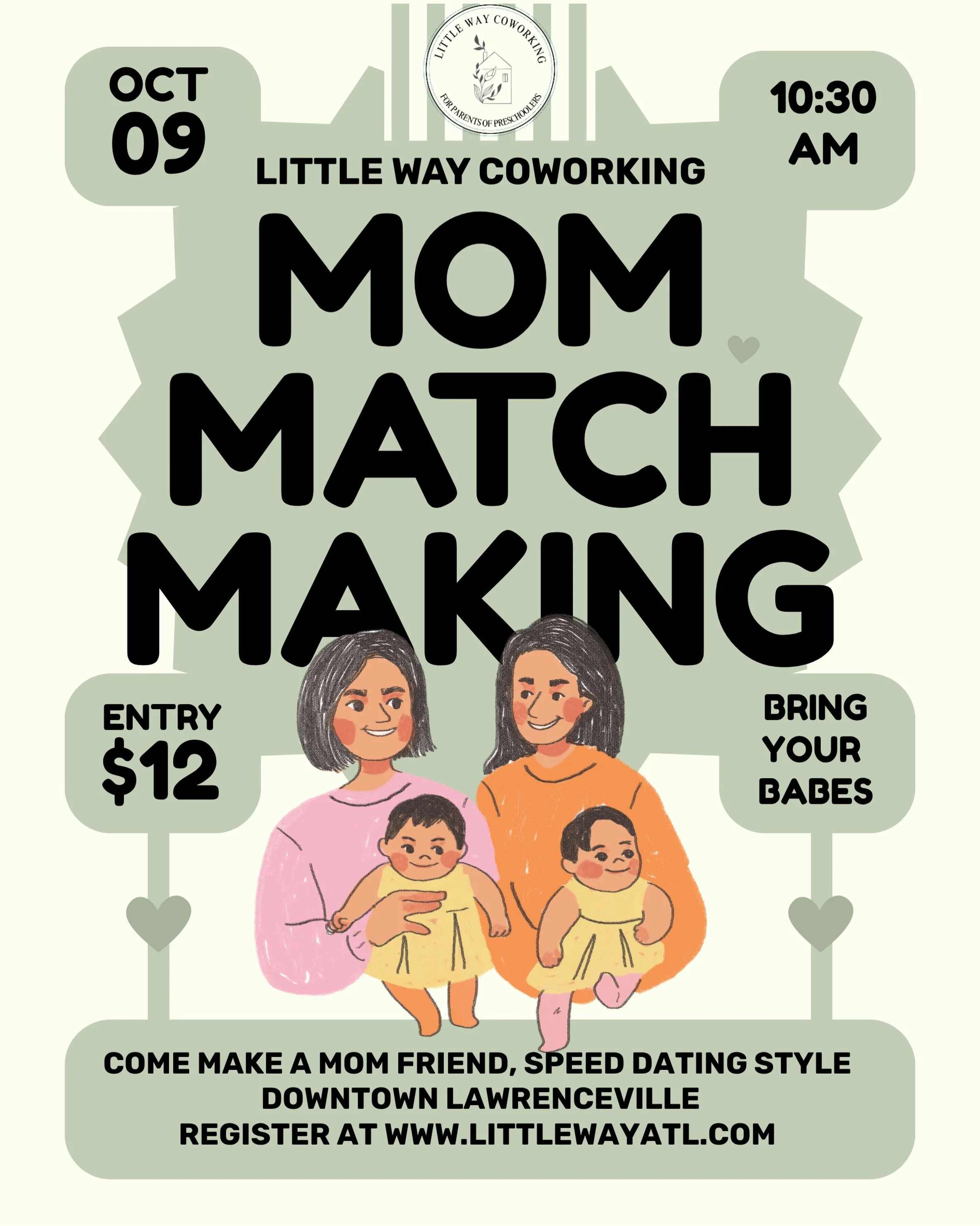 This FRIDAY! Come make a mom friend, speed dating style!

For the introverts AND the extroverts, we&rsquo;ll have guided questions, fun activities, and guest speaker @healingwithheenai sharing about the importance of a mom village and how to build on