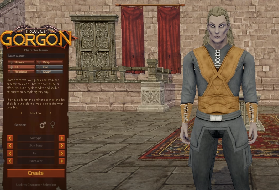 Project Gorgon: Does Race Matter?