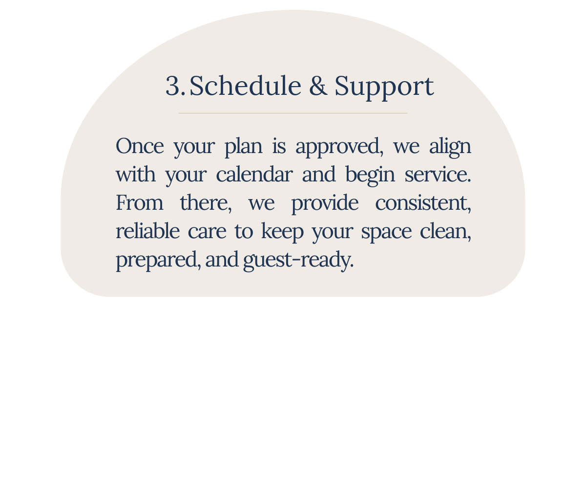 Scheduled short-term rental cleaning service keeping properties guest-ready between stays