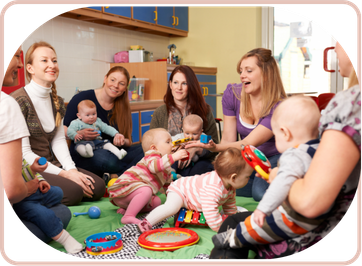 Infant toddler classes; group classes; mommy and me class