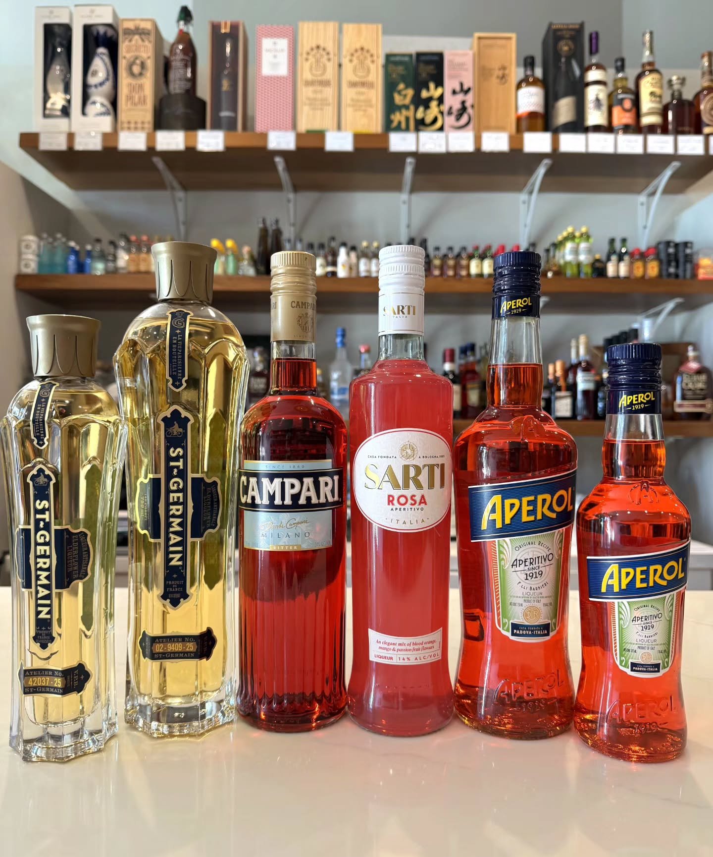 Which spritz are you choosing 🤔🥂 Find all your favorites and more at Full Proof!