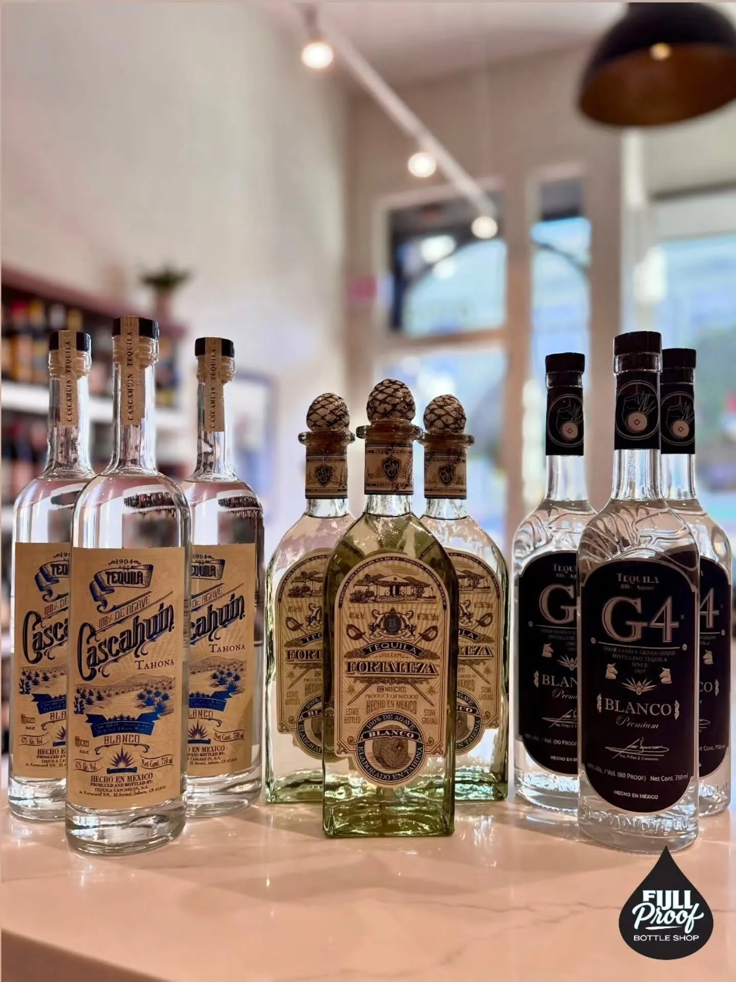 Calling all tequilla lovers‼️📢 The top 3 tequilas of 2026 as rated by @thetequilareport are in stock while supies last at Full Proof 🔥🔥
🥇 Cascahu&iacute;n Tahona @cascahuin
🥈 G4 @g4tequilas
🥉 Fortaleza @drinkfortaleza