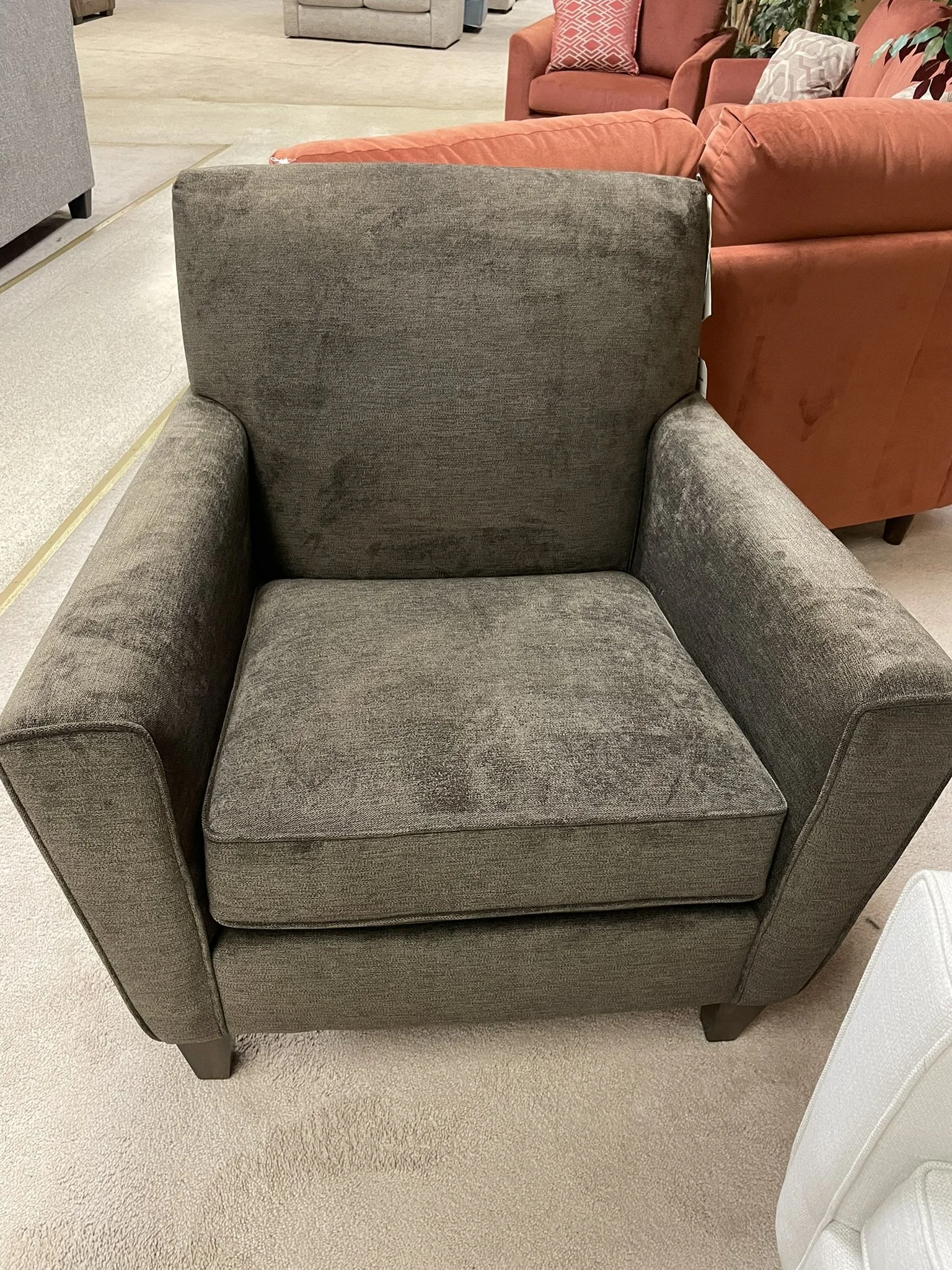 Flex Steel Chair Dark Brown 5966-0 F4-193