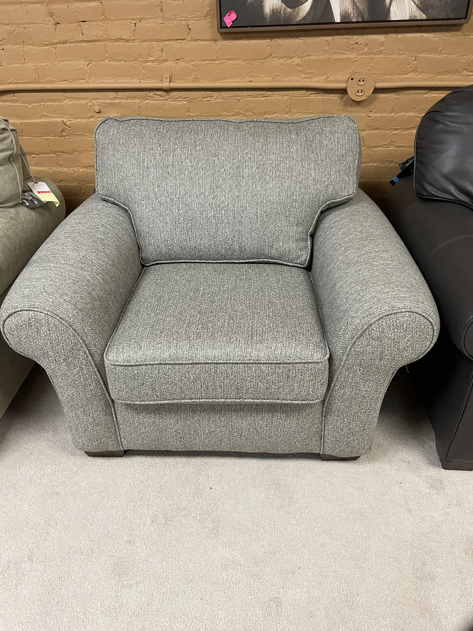 Flex Steel Chair Gray 7350.10 F4-188