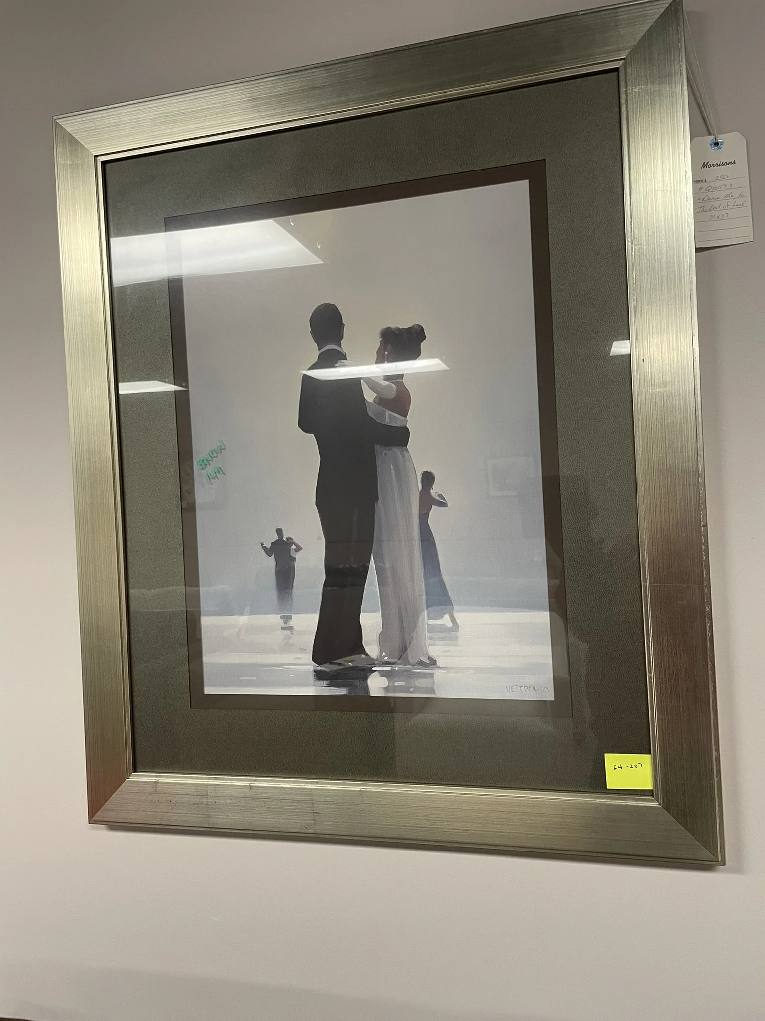 Dance Me To The End Of  The Line Framed Wall Art 31"x37" F4-207