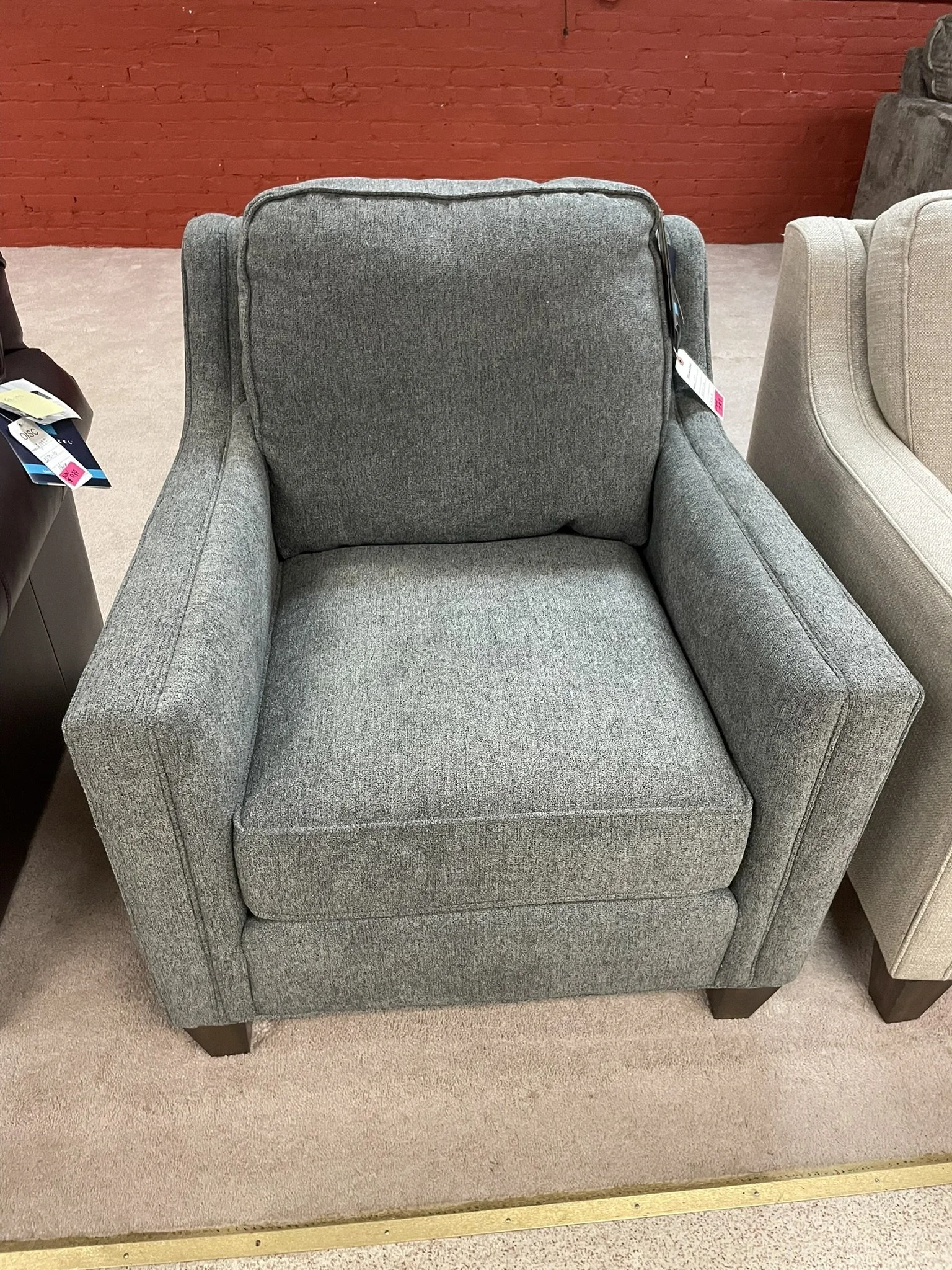 Flex Steel Dark Gray Chair 5010-10 959-04 F4-196