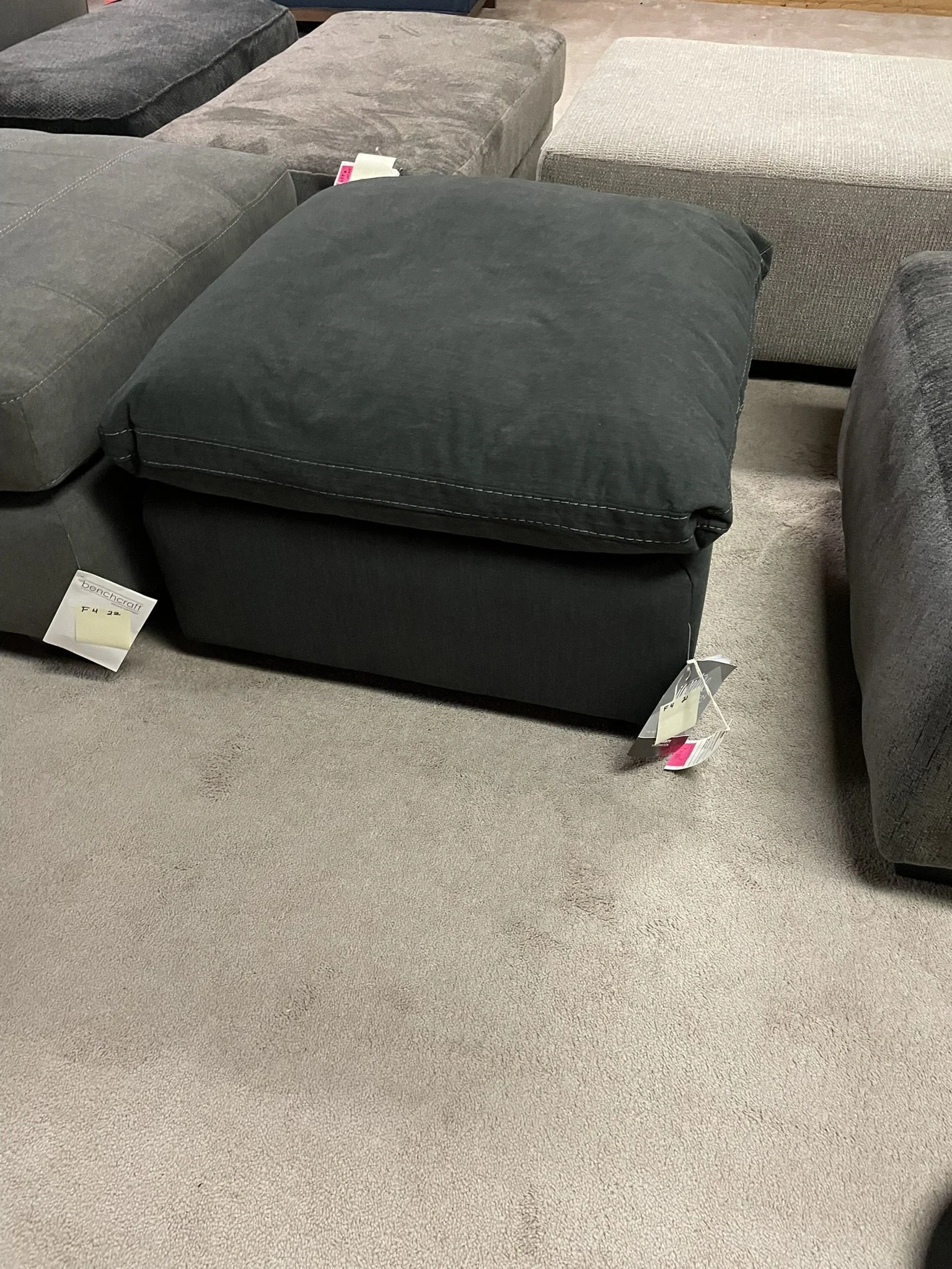 Ashley Ottoman 3110408 Charcoal F4-21