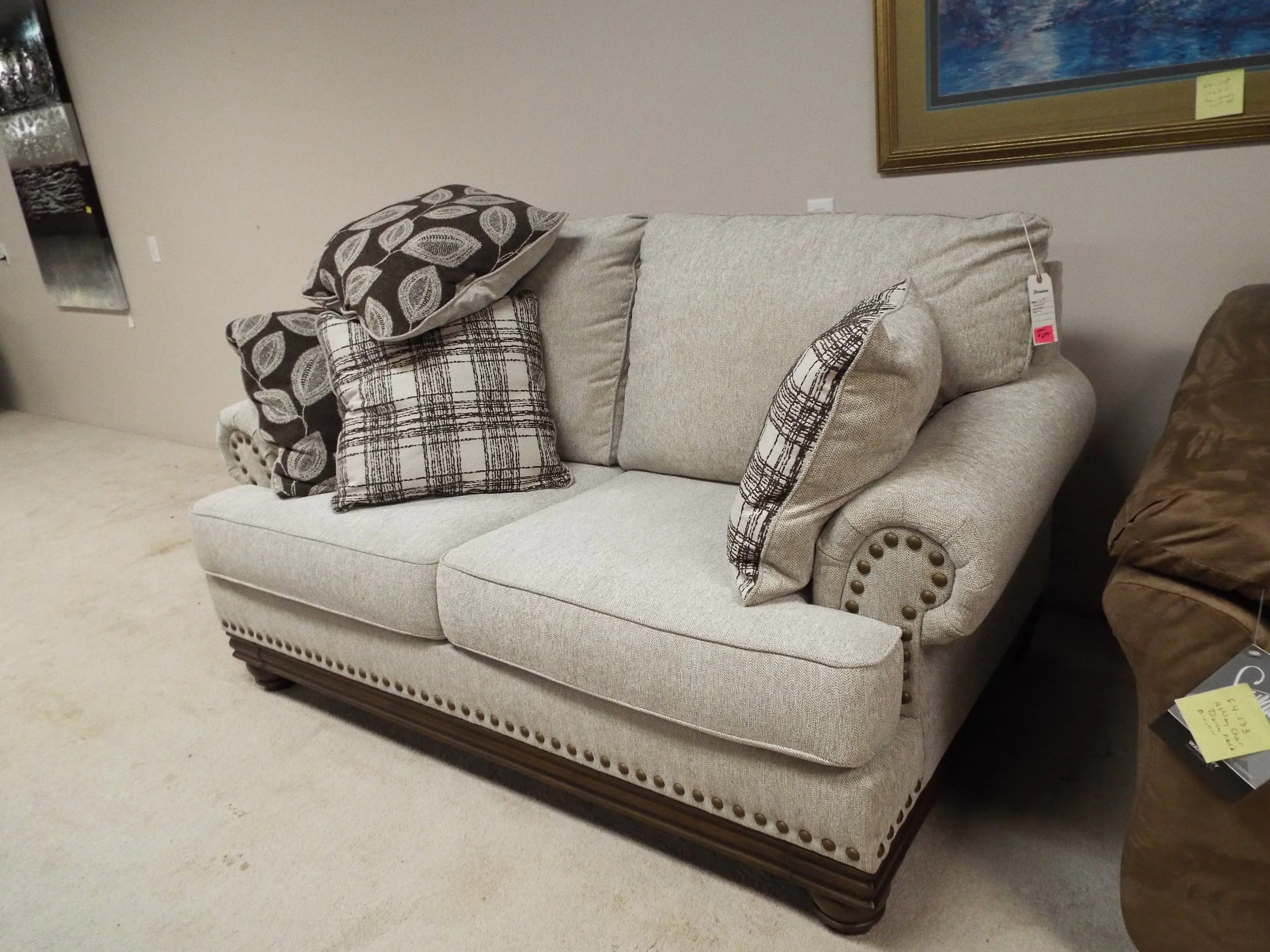Ashley Love Seat with Accent Pillows  1510435 F4-182
