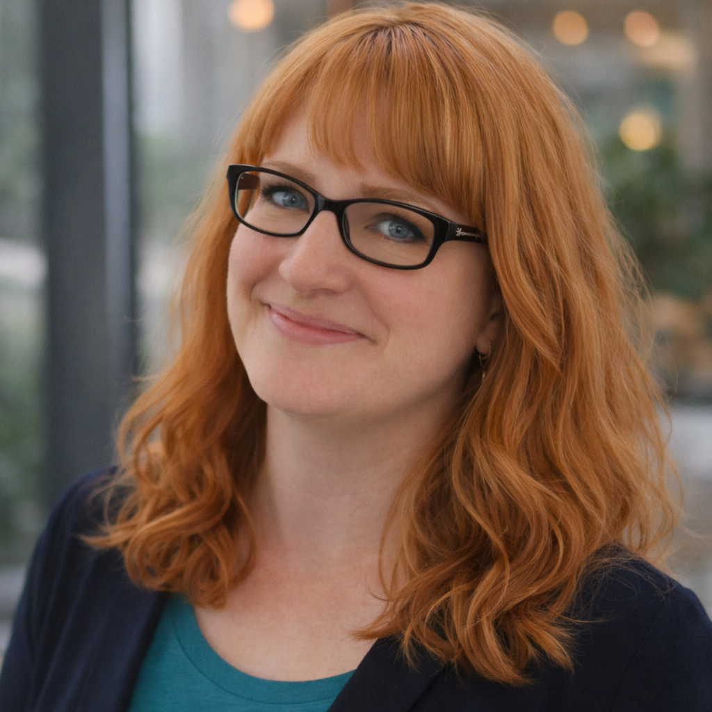 Daisy Collins, Instructional Designer and eLearning Developer, in a clean professional headshot.
