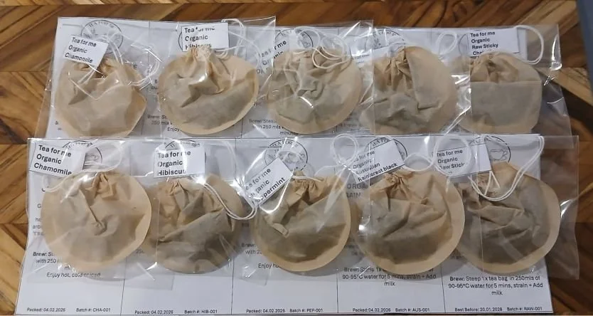 Organic Teabag sampler set x5