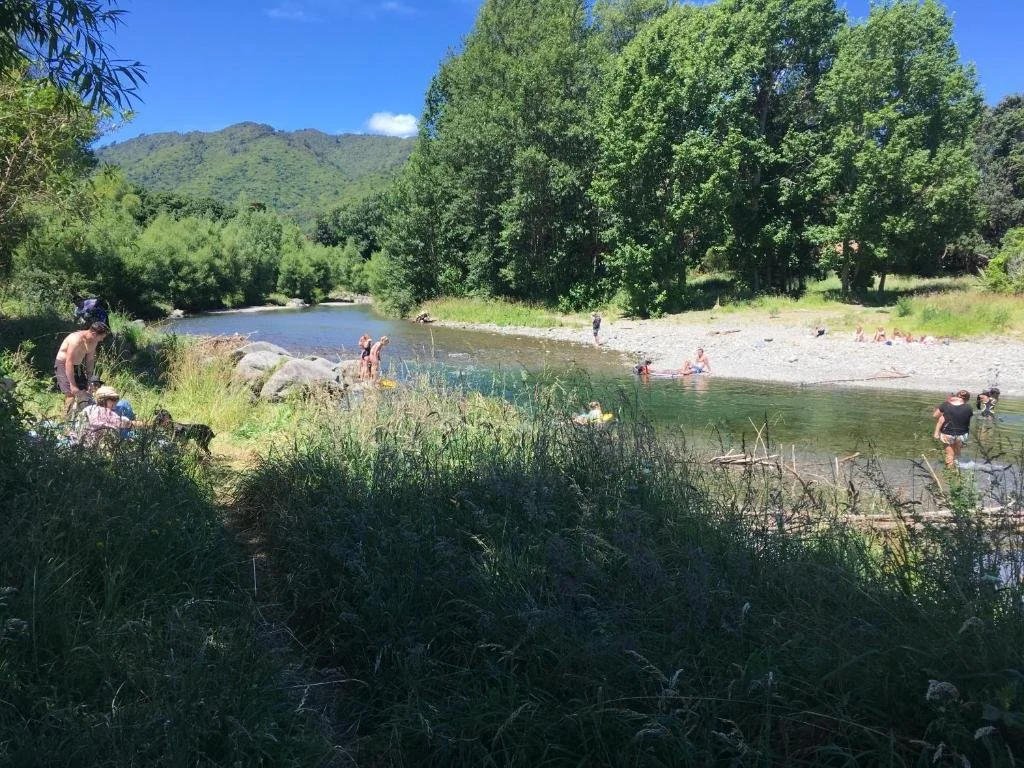 Waikanae River Swimming Hole, 25m walk