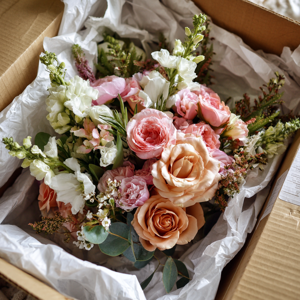 Wedding Bouquet Preservation in Washington D.C. - send us your flowers flowers in a package.png