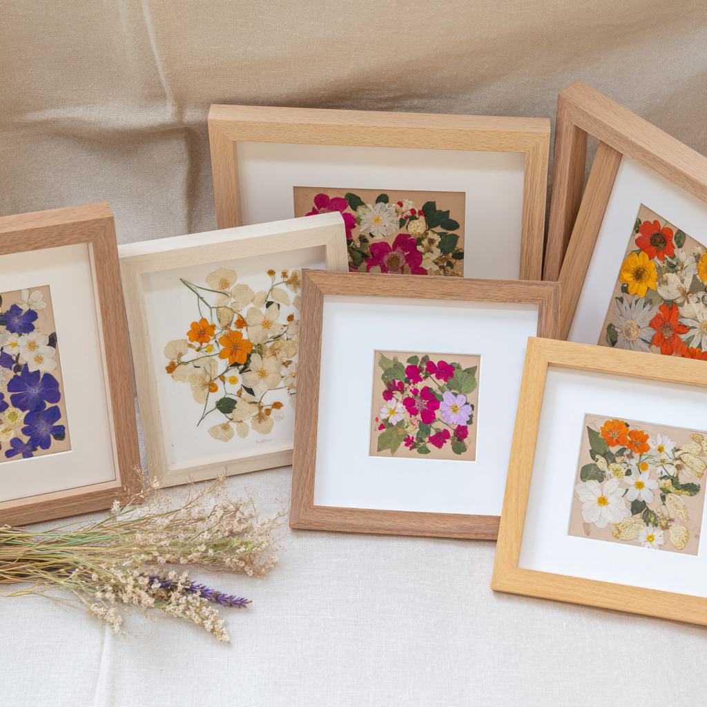 Custom Pressed Flower Frame - Bouquet Preservation