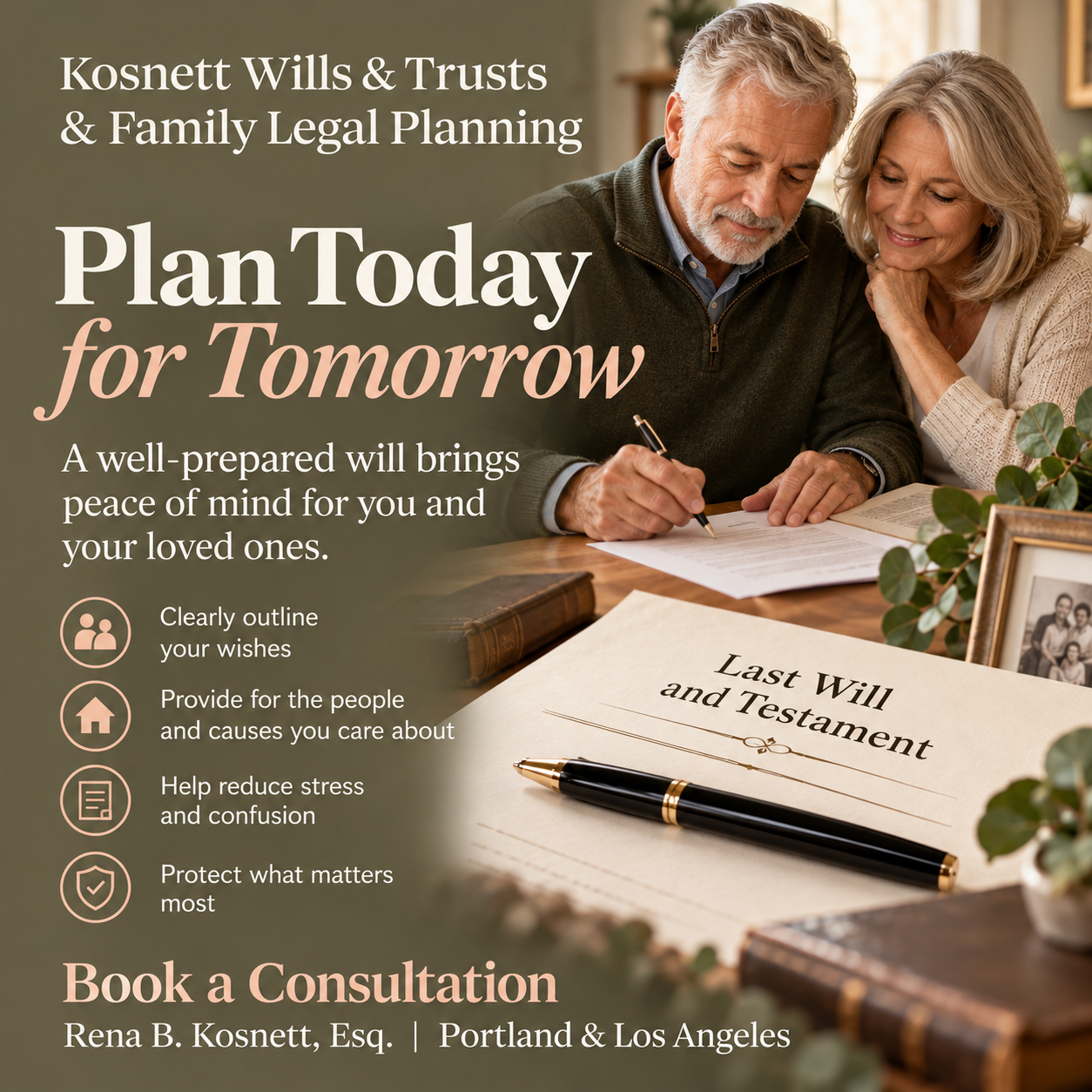Plan Today for Tomorrow