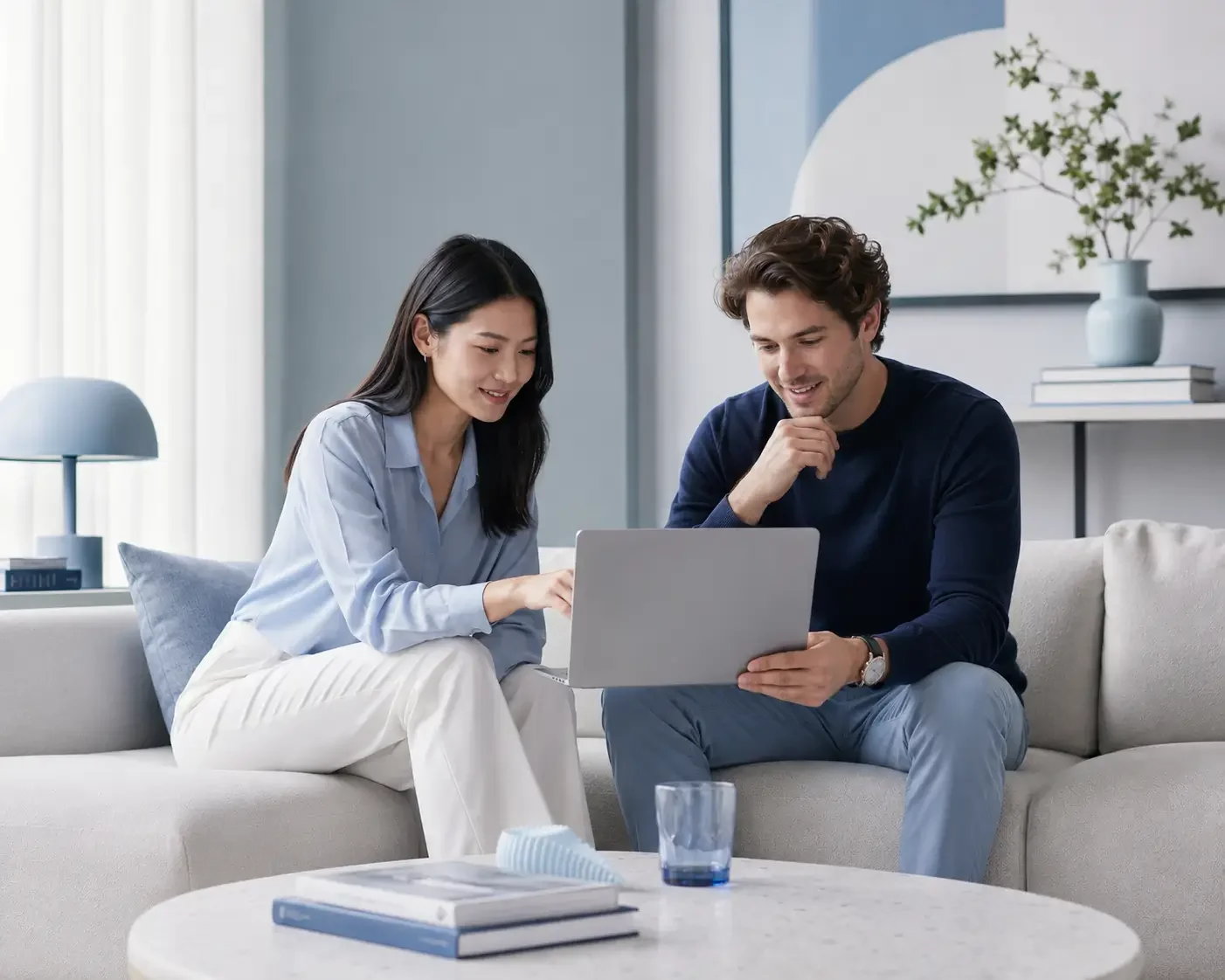 Sydney CBD business owners discussing a website design project with Cloud Web Design Sydney