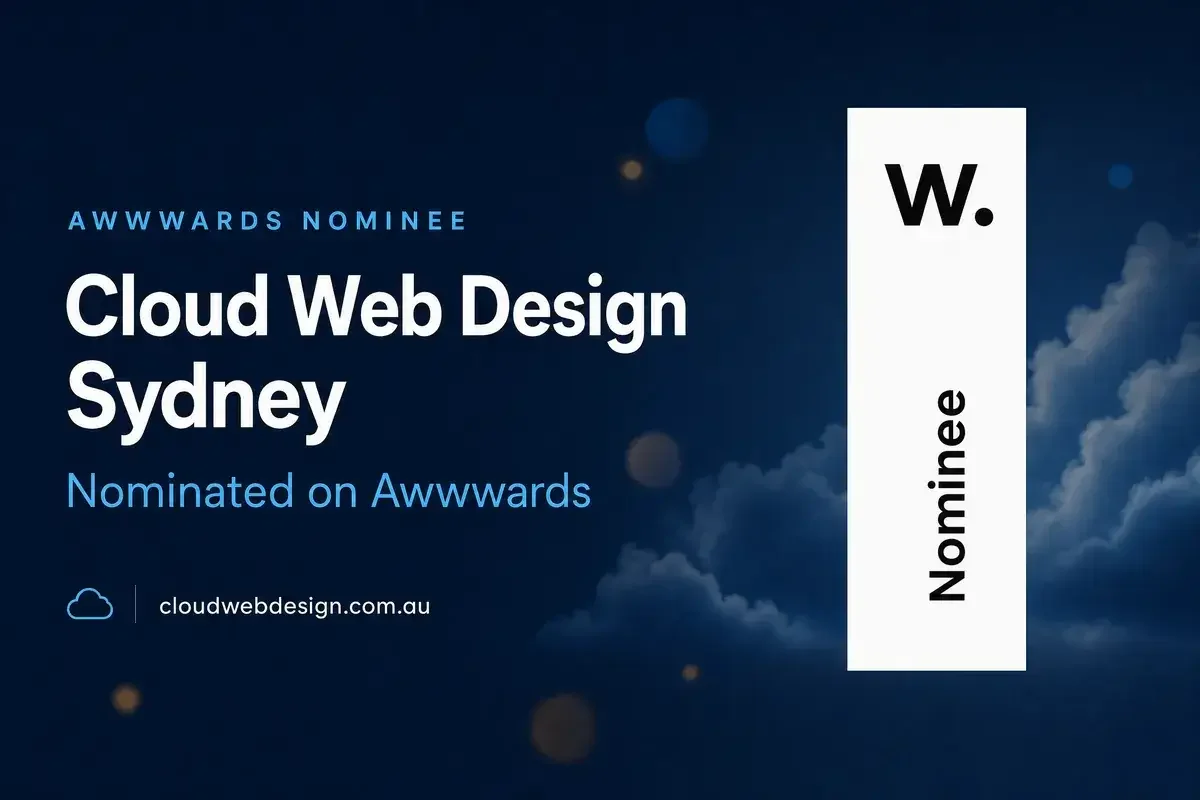 Cloud Web Design Has Been Nominated on Awwwards